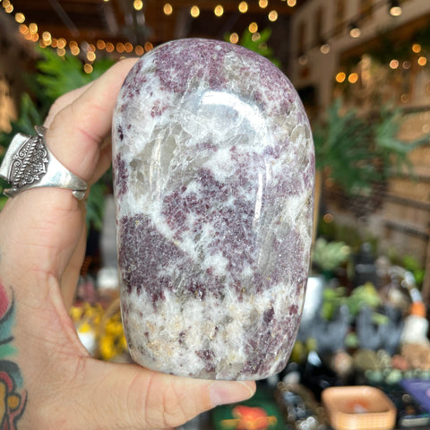 Ravenstone Crystals Lepidolite "Eden"