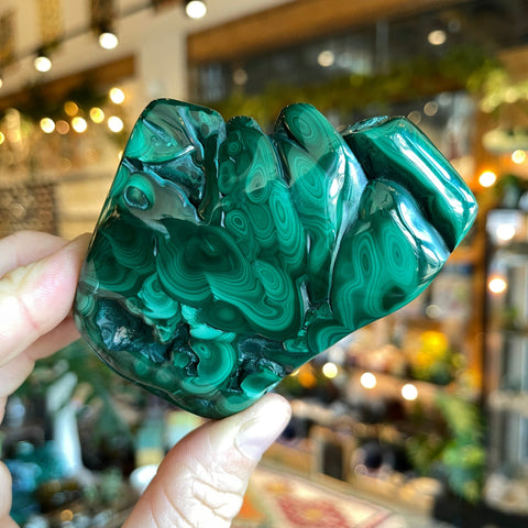 Ravenstone Crystals Malachite "Emerald"