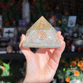 Ravenstone Crystals Orgone Pyramid | Selenite