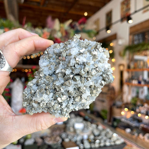 Ravenstone Crystals Pyrite | Quartz "Brad"