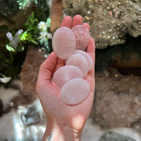 Ravenstone Crystals Rose Quartz Thumb Stone