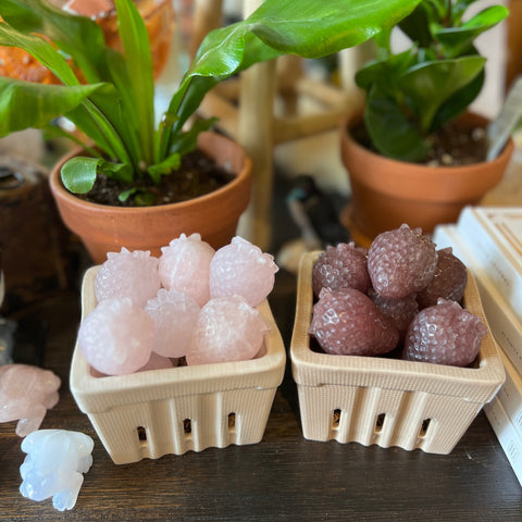 Ravenstone Crystals Strawberry Quartz Strawberry