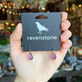 Ravenstone The Amethyst Earrings