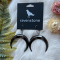 Ravenstone The Big Midnight Moon Earrings