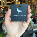 Ravenstone The Clear Quartz Earrings