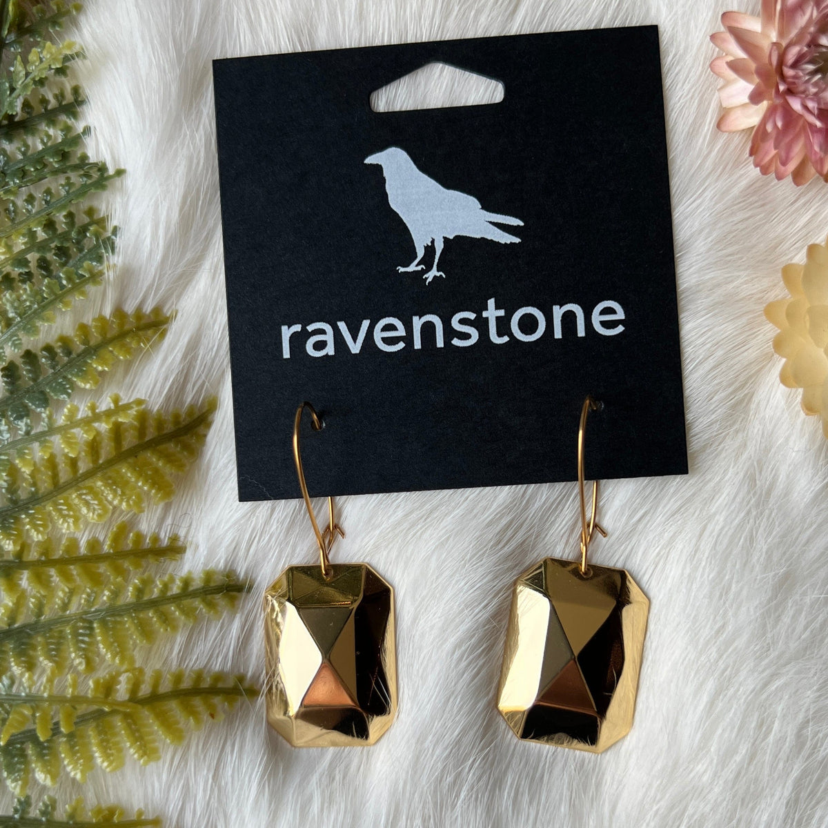 Ravenstone The Golden Gem Earrings