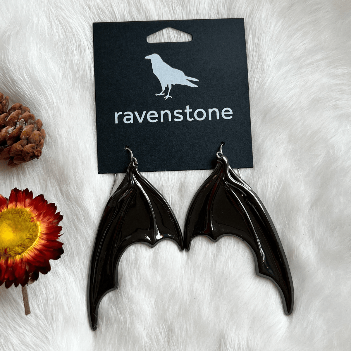 Ravenstone The Midnight Wing Earrings