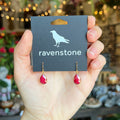 Ravenstone The Ruby Earrings