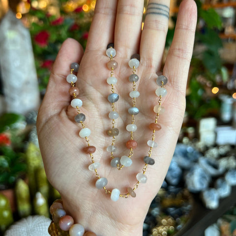 Ravenstone The Multi-Moonstone Necklace