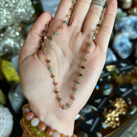 Ravenstone The Tourmaline Bead Necklace