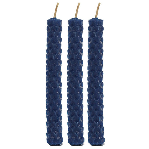 Something Different Blue Beeswax Spell Candles