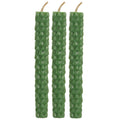 Something Different Green Beeswax Spell Candles