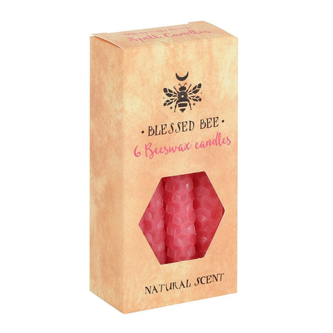 Something Different Pink Beeswax Spell Candles