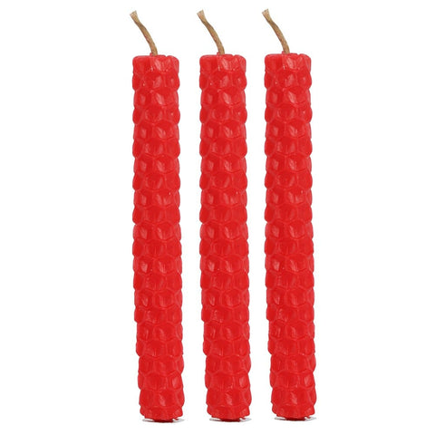 Something Different Red Beeswax Spell Candles