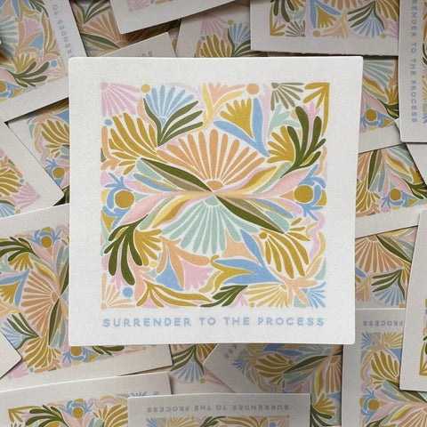 The SoulShine Co. Surrender to the Process Sticker