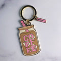 Wildflower + Co. Coffee Enamel Keychain