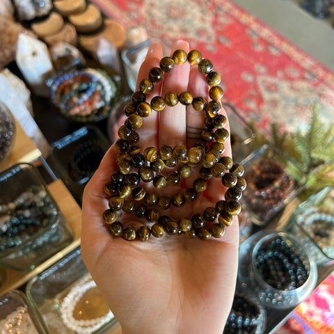 Ravenstone Crystals Tiger's Eye Stretch Bracelet