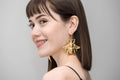 Ravenstone The Big F'ing Golden Bee Earrings