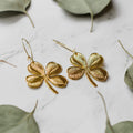 ravenstone The Golden Clover Earrings