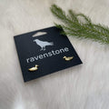 Ravenstone The Golden Duck Stud Earrings