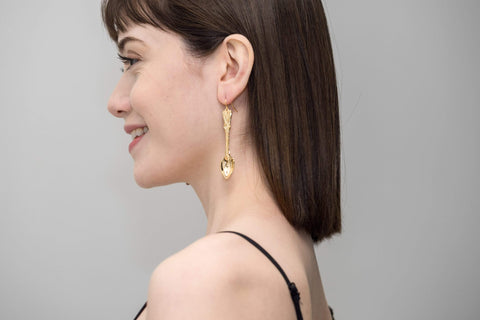 ravenstone The Golden Spoon Earrings