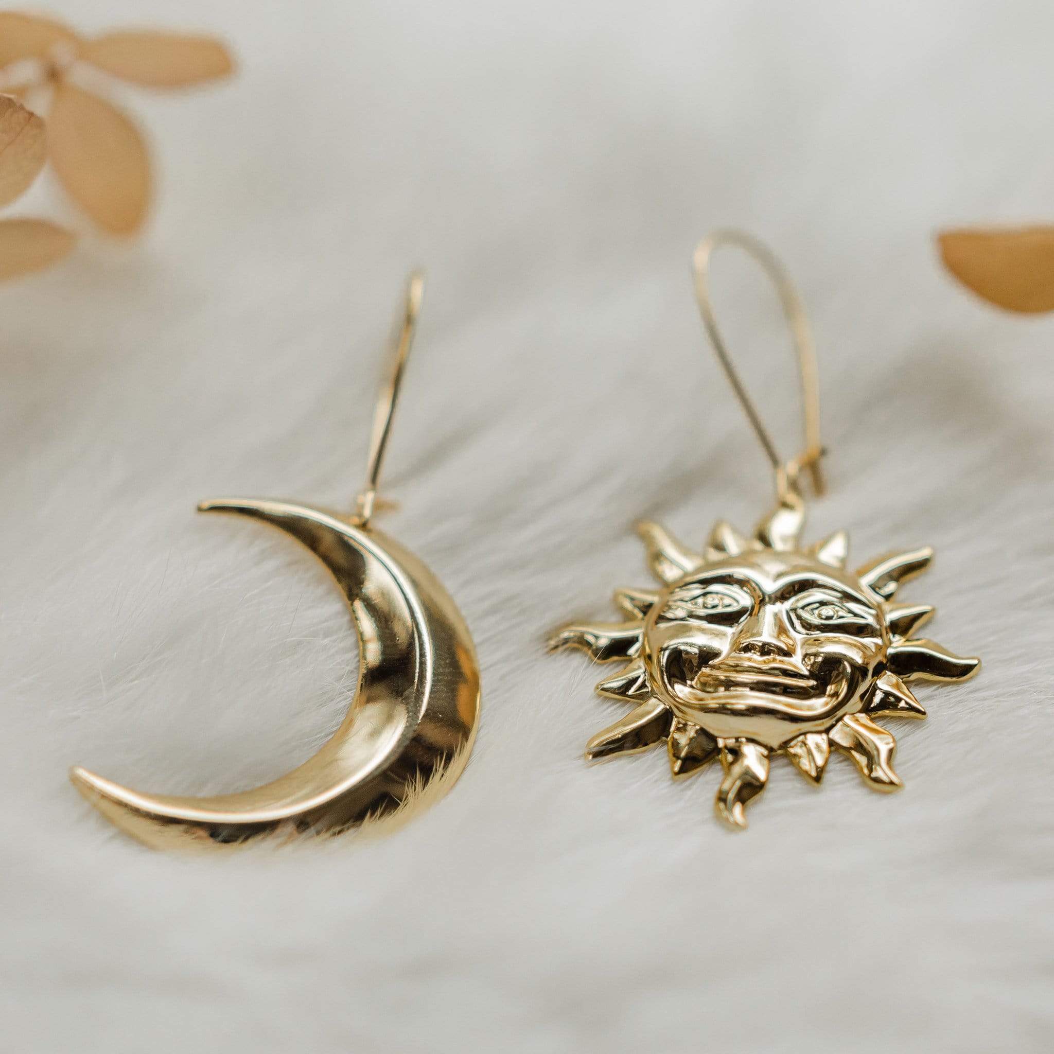 Sun on sale & Moon Earrings