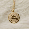 Ravenstone Gold / 18" (16" with 2" extender) / Leo (July 23 – August 22) The Zodiac Necklace