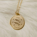 Ravenstone Gold / 18" (16" with 2" extender) / Pisces (February 19 – March 20) The Zodiac Necklace