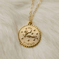 Ravenstone Gold / 18" (16" with 2" extender) / Virgo (August 23 – September 22) The Zodiac Necklace