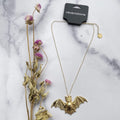 ravenstone The Golden Bat Necklace