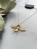 ravenstone The Golden Bee Necklace