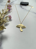 ravenstone The Golden Shiitake Mushroom Necklace