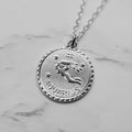 Ravenstone Silver / 18" (16" with 2" extender) / Aquarius (January 20 – February 18) The Zodiac Necklace