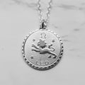 Ravenstone Silver / 18" (16" with 2" extender) / Leo (July 23 – August 22) The Zodiac Necklace