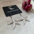 Ravenstone The Silver Starfish Earrings