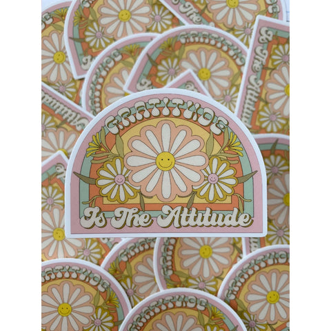 The SoulShine Co. Gratitude Is The Attitude Sticker