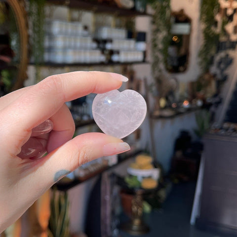 VS Little Rose Quartz Heart